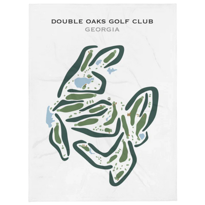 Double Oaks Golf Club, Georgia - Printed Golf Courses