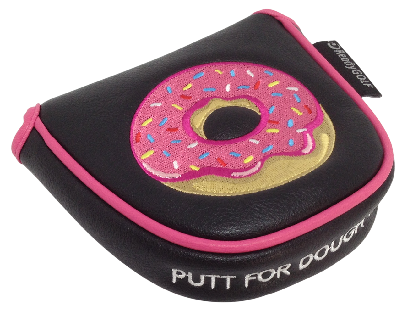 Putt for Dough-Nuts Embroidered Doughnut Putter Cover - Mallet