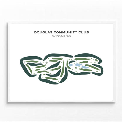 Douglas Community Club, Wyoming - Printed Golf Courses