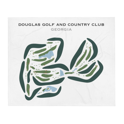 Douglas Golf and Country Club, Georgia - Printed Golf Courses