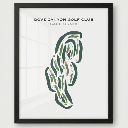 Dove Canyon Country Club, California - Printed Golf Courses