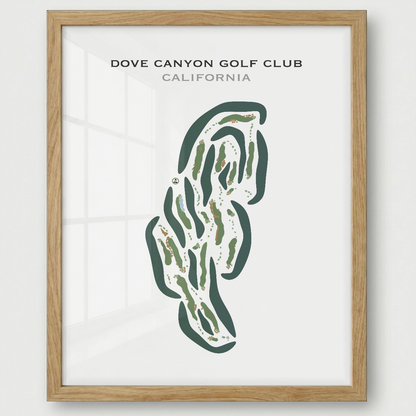 Dove Canyon Country Club, California - Printed Golf Courses