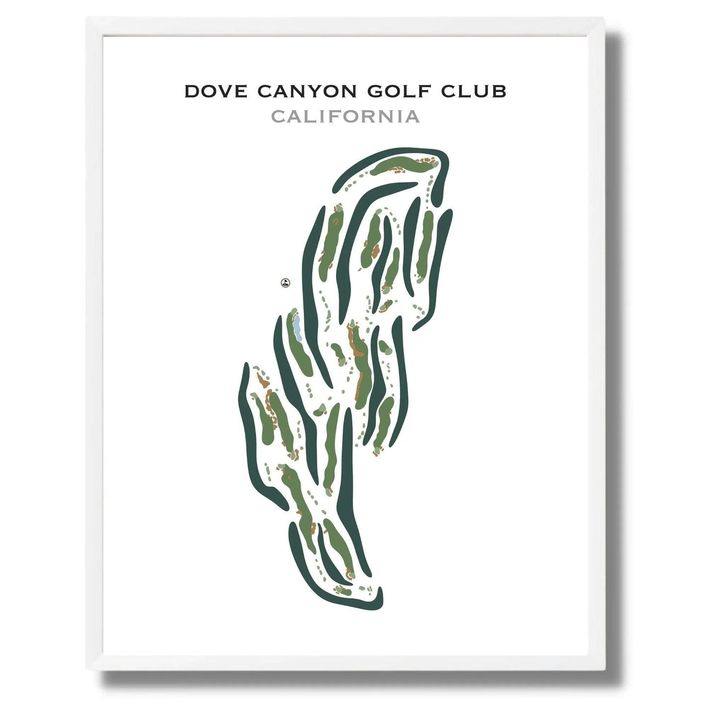 Dove Canyon Golf Club, California - Printed Golf Course