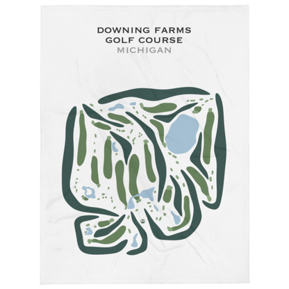 Downing Farms Golf Course, Michigan - Printed Golf Courses