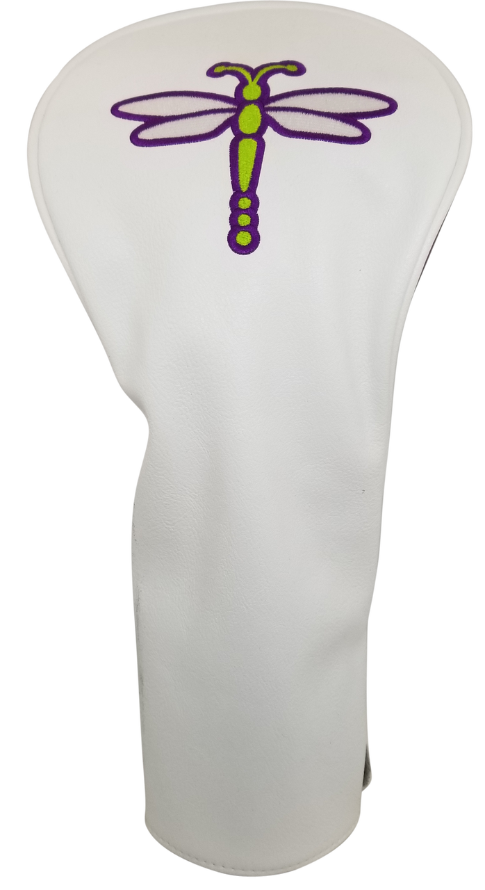 Dragonfly Embroidered Driver Headcover by ReadyGOLF