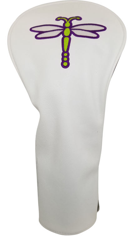 Dragonfly Embroidered Driver Headcover by ReadyGOLF