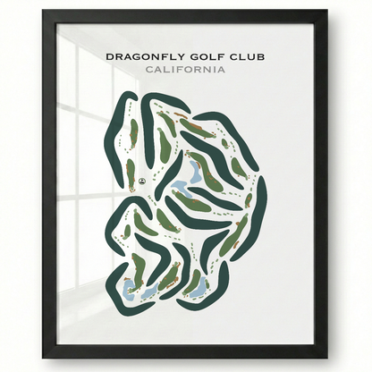 Dragonfly Golf Club, California - Printed Golf Courses
