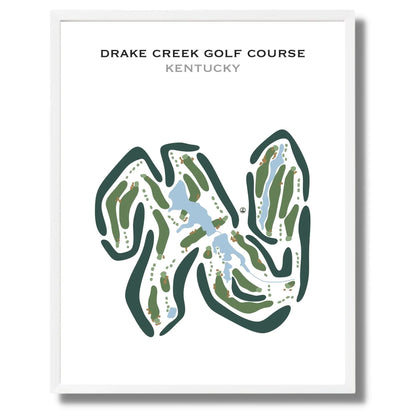 Drake Creek Golf Course, Kentucky - Printed Golf Courses