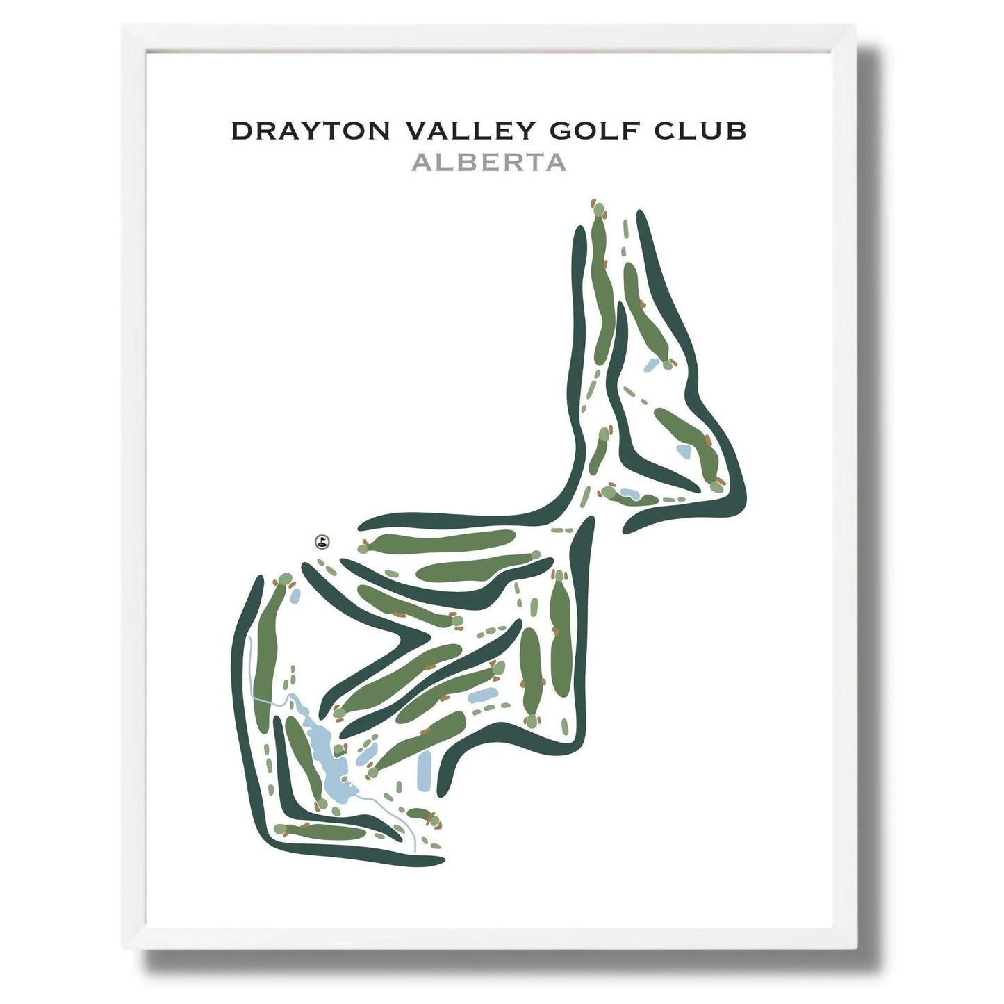 Drayton Valley Golf Club, Alberta - Printed Golf Courses