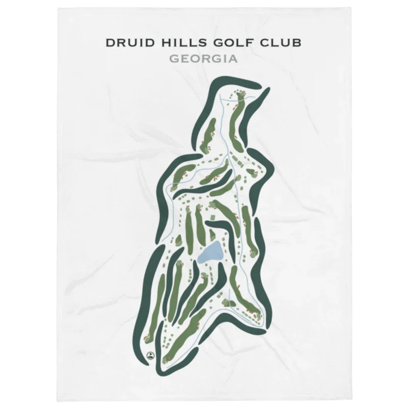 Druid Hills Golf Club, Georgia - Printed Golf Courses