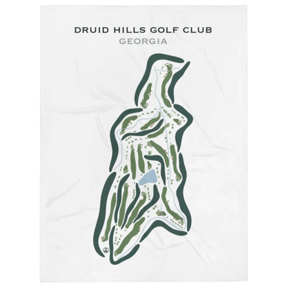 Druid Hills Golf Club, Georgia - Printed Golf Courses