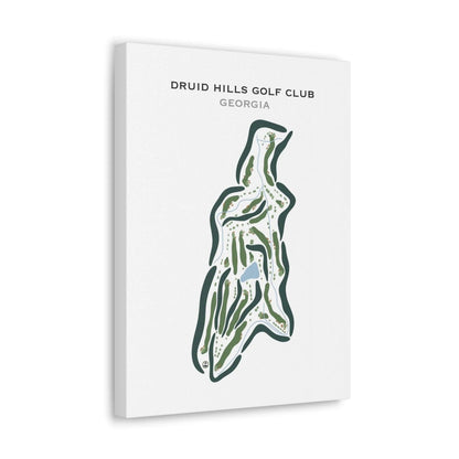 Druid Hills Golf Club, Georgia - Printed Golf Courses