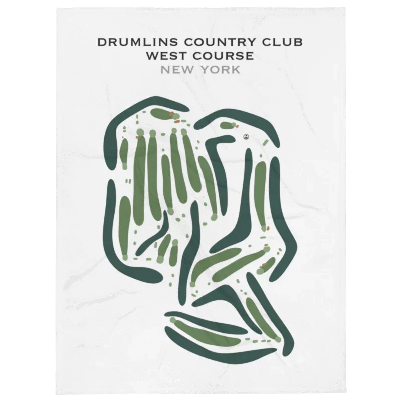 Drumlins Country Club, West Course, New York - Printed Golf Courses