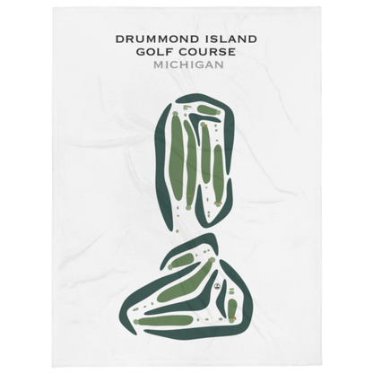 Drummond Island Golf Course, Michigan - Printed Golf Courses