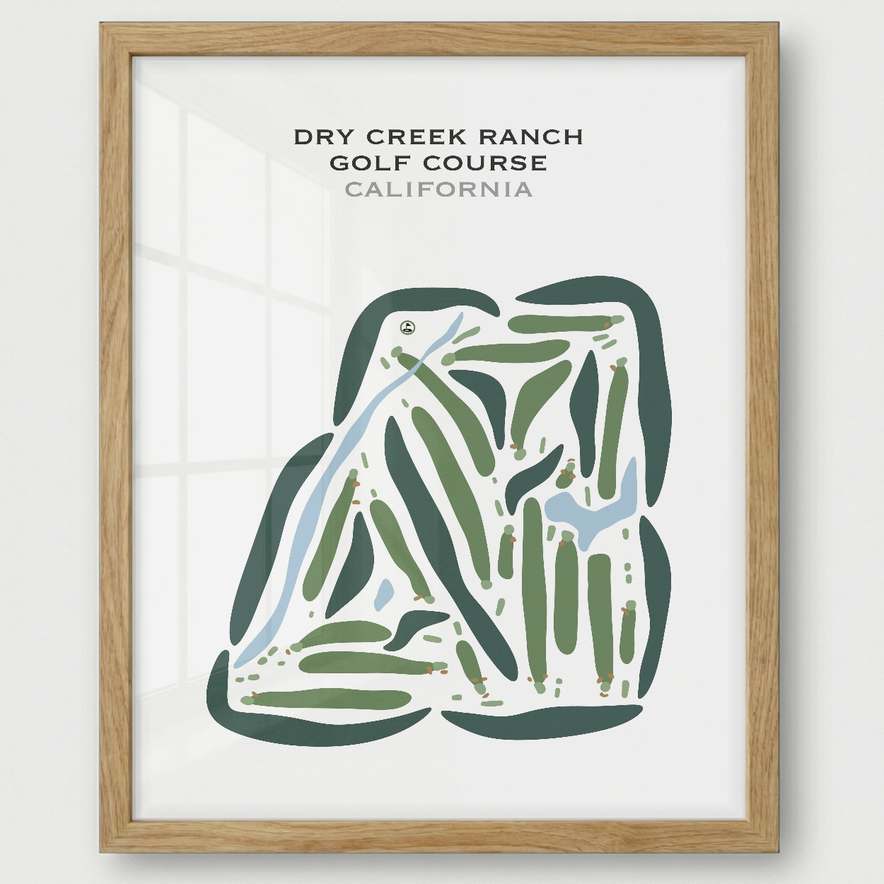 Dry Creek Ranch Golf Course, California - Printed Golf Courses