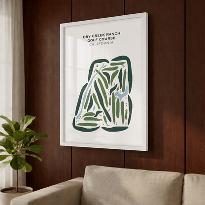 Dry Creek Ranch Golf Course, California - Printed Golf Courses