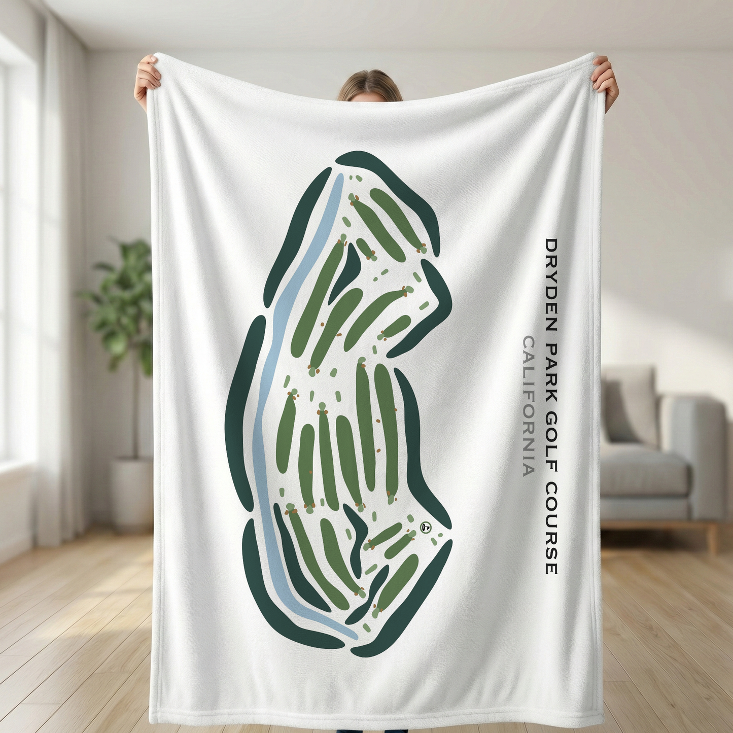 Dryden Park Golf Course, California - Printed Golf Courses