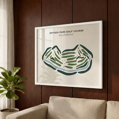 Dryden Park Golf Course, California - Printed Golf Courses