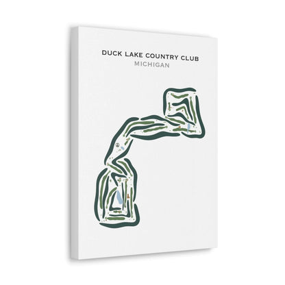 Duck Lake Country Club, Michigan - Printed Golf Courses