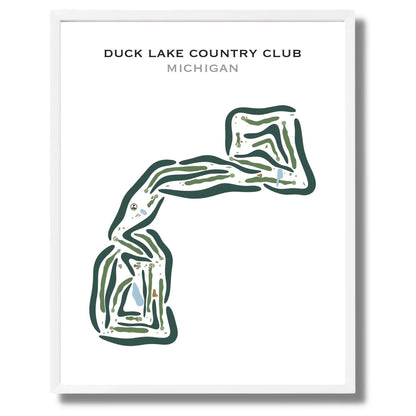 Duck Lake Country Club, Michigan - Printed Golf Courses