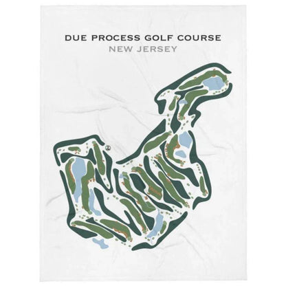 Due Process Golf Course, New Jersey - Printed Golf Courses