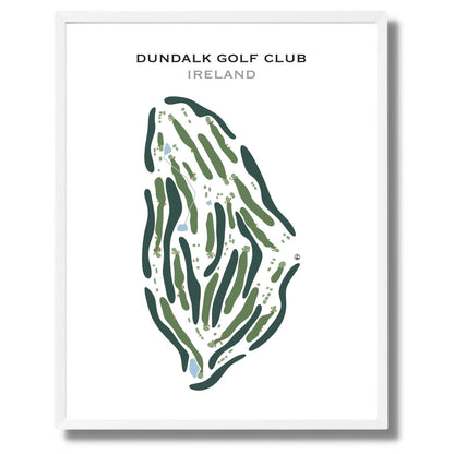 Dundalk Golf Club, Ireland - Printed Golf Course
