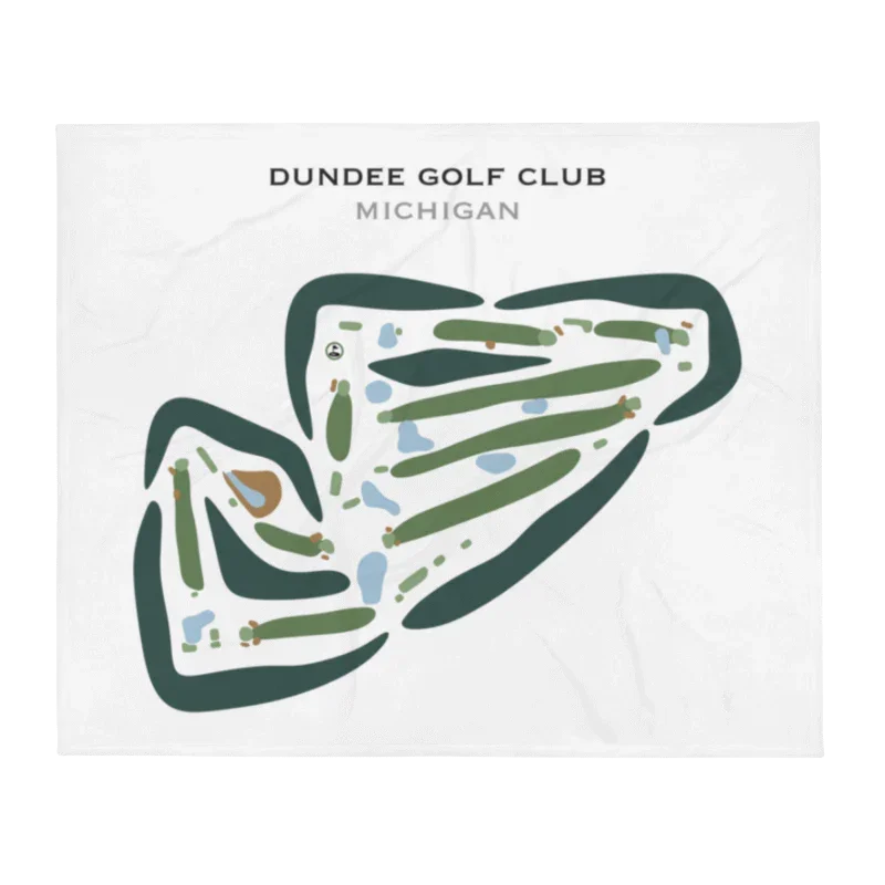 Dundee Golf Club, Michigan - Printed Golf Courses