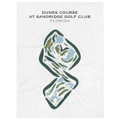 Dunes Course at Sandridge Golf Club, Florida - Printed Golf Courses