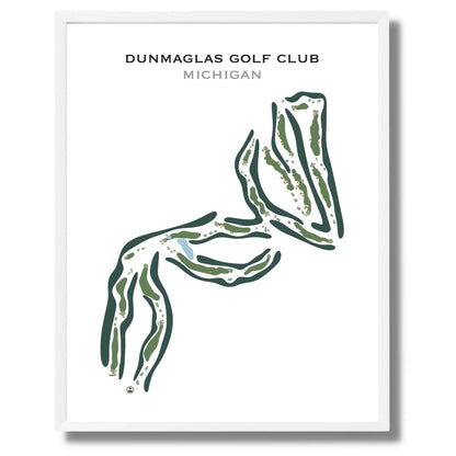 Dunmaglas Golf Club, Michigan - Printed Golf Courses