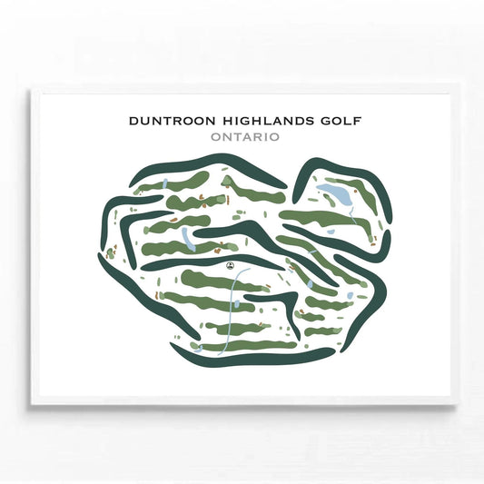 Duntroon Highlands Golf, Ontario - Printed Golf Courses