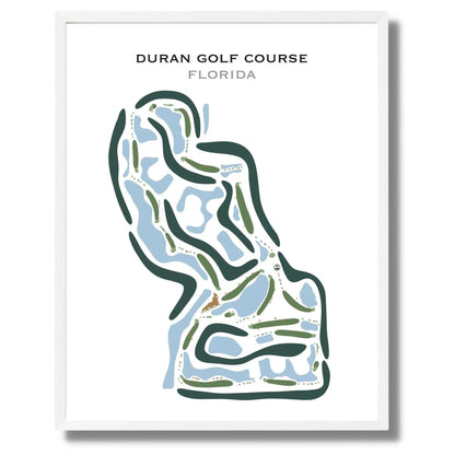Duran Golf Course, Florida - Printed Golf Courses