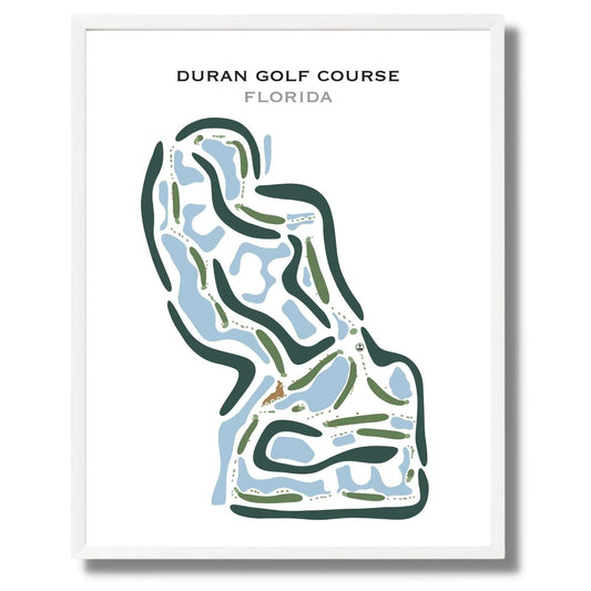 Duran Golf Course, Florida - Printed Golf Courses