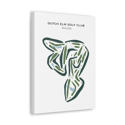 Dutch Elm Golf Club, Maine - Printed Golf Courses