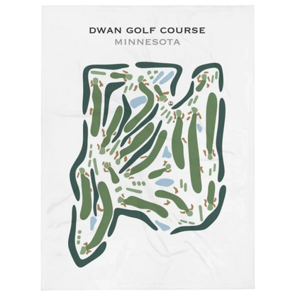 Dwan Golf Course, Minnesota - Printed Golf Course
