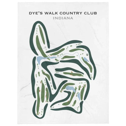 Dye's Walk Country Club, Indiana - Printed Golf Courses