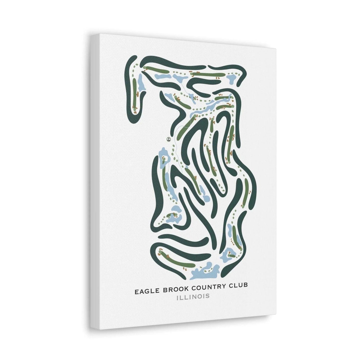 Eagle Brook Country Club, Illinois - Printed Golf Courses
