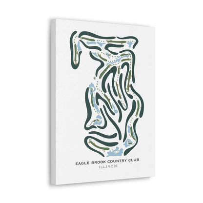 Eagle Brook Country Club, Illinois - Printed Golf Courses