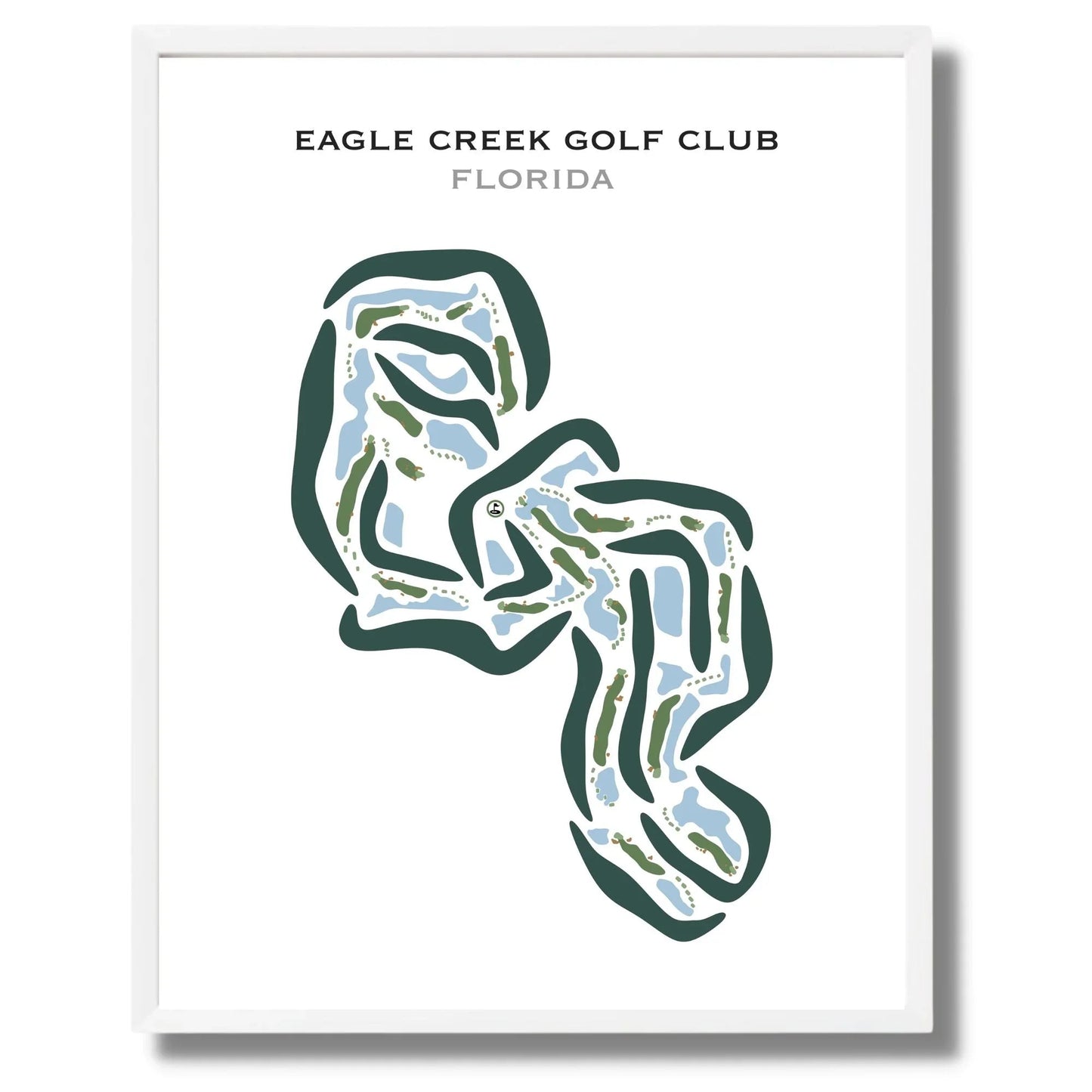 Eagle Creek Golf Club, Orlando, Florida - Printed Golf Courses