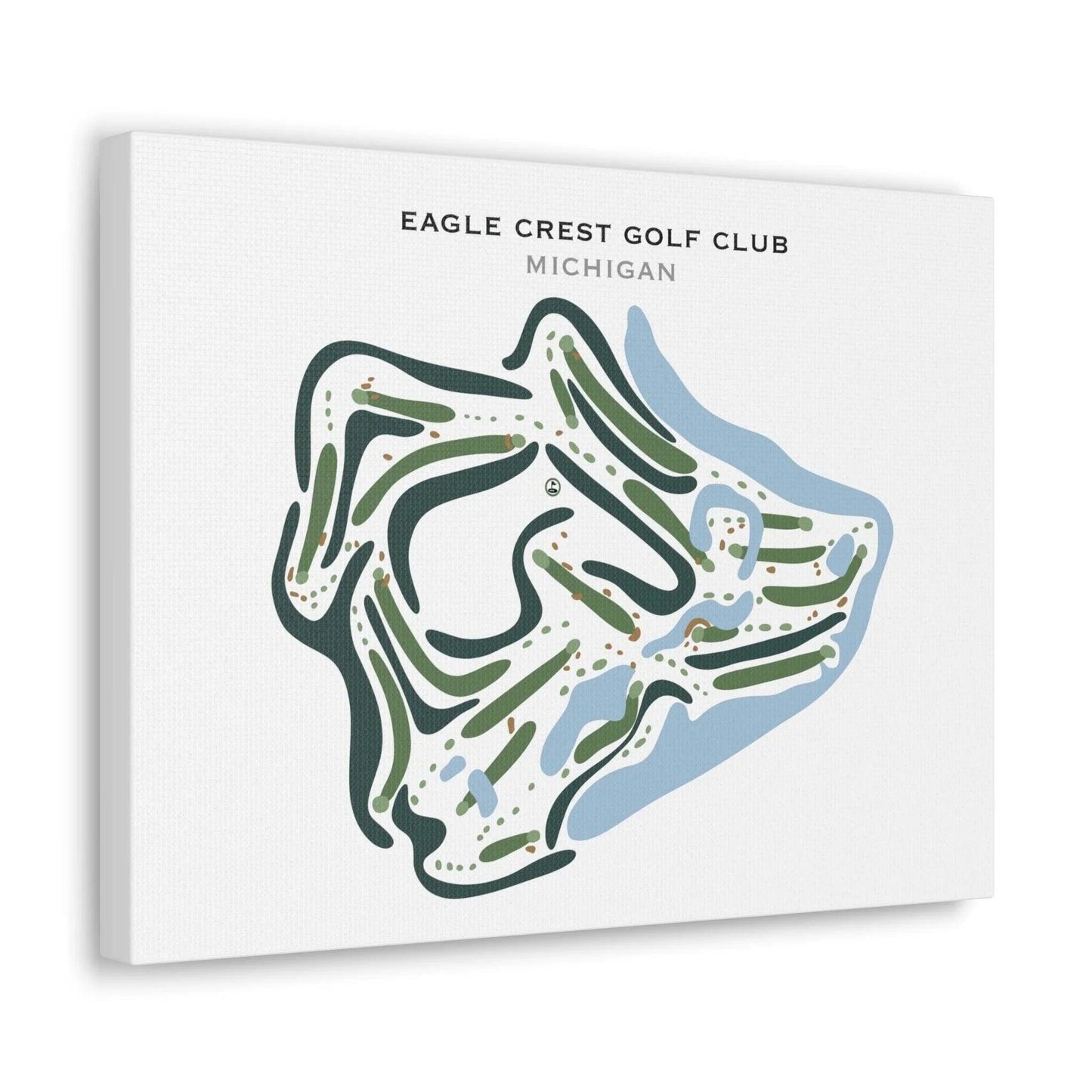 Eagle Crest Golf Club, Michigan - Printed Golf Courses