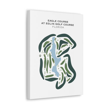 Eagle Course at Eglin Golf Course, Florida - Printed Golf Courses