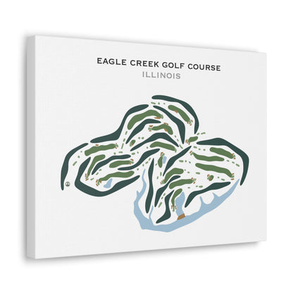 Eagle Creek Golf Course, Illinois - Printed Golf Courses