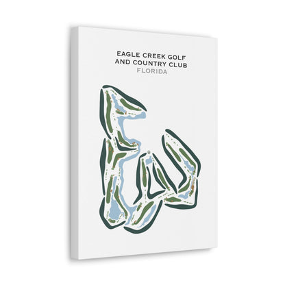 Eagle Creek Golf & Country Club, Florida - Printed Golf Courses
