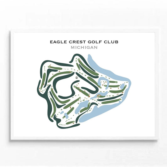 Eagle Crest Golf Club, Michigan - Printed Golf Courses
