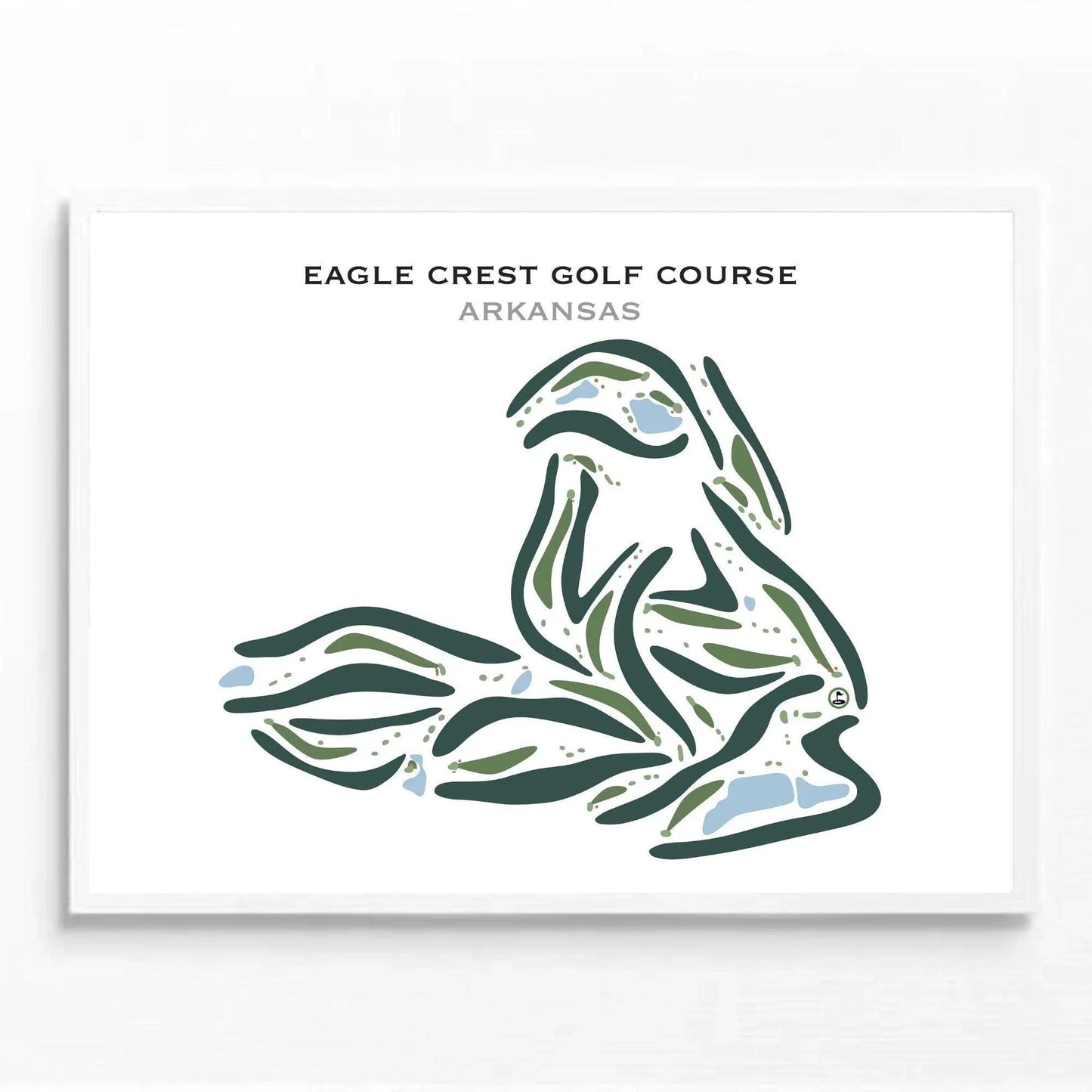 Eagle Crest Golf Course, Arkansas - Printed Golf Courses