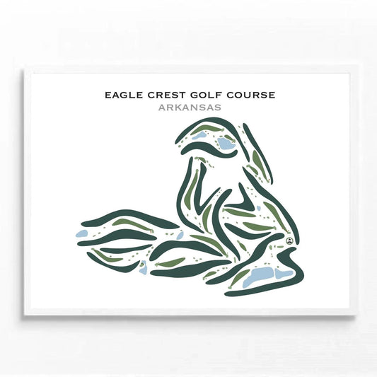 Eagle Crest Golf Course, Arkansas - Printed Golf Courses