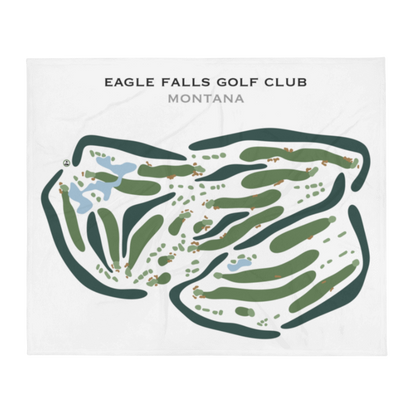 Eagle Falls Golf Club, Montana - Printed Golf Courses