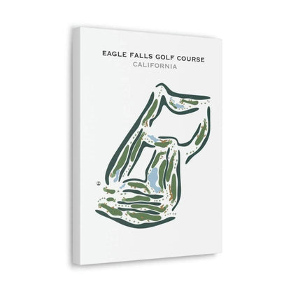 Eagle Falls Golf Course, California - Printed Golf Courses
