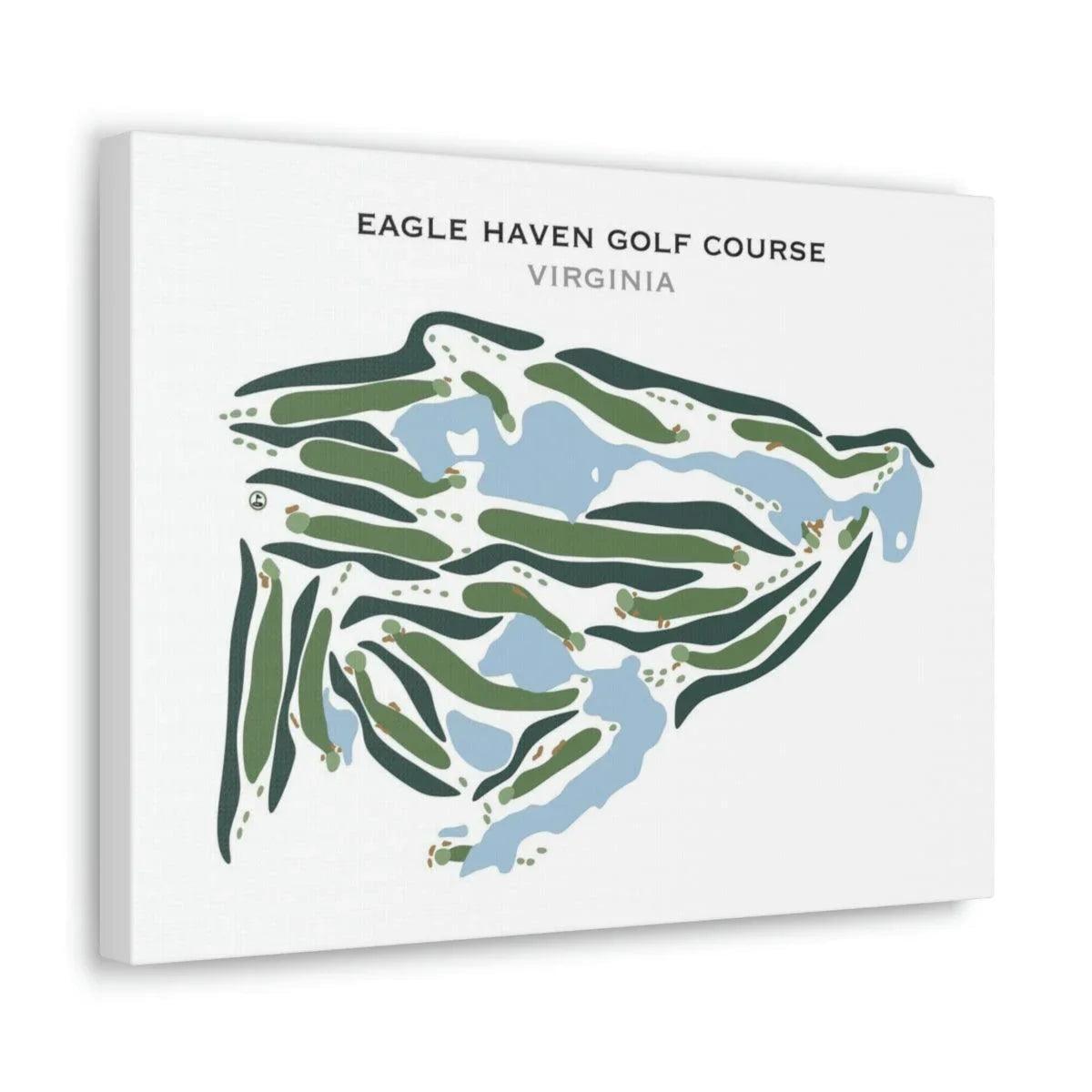 Eagle Haven Golf Course, Virginia - Printed Golf Courses