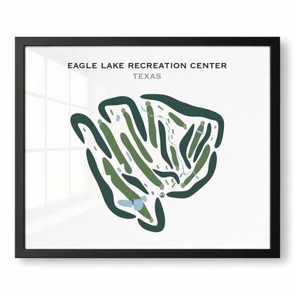 Eagle Lake Recreation Center, Texas - Printed Golf Courses