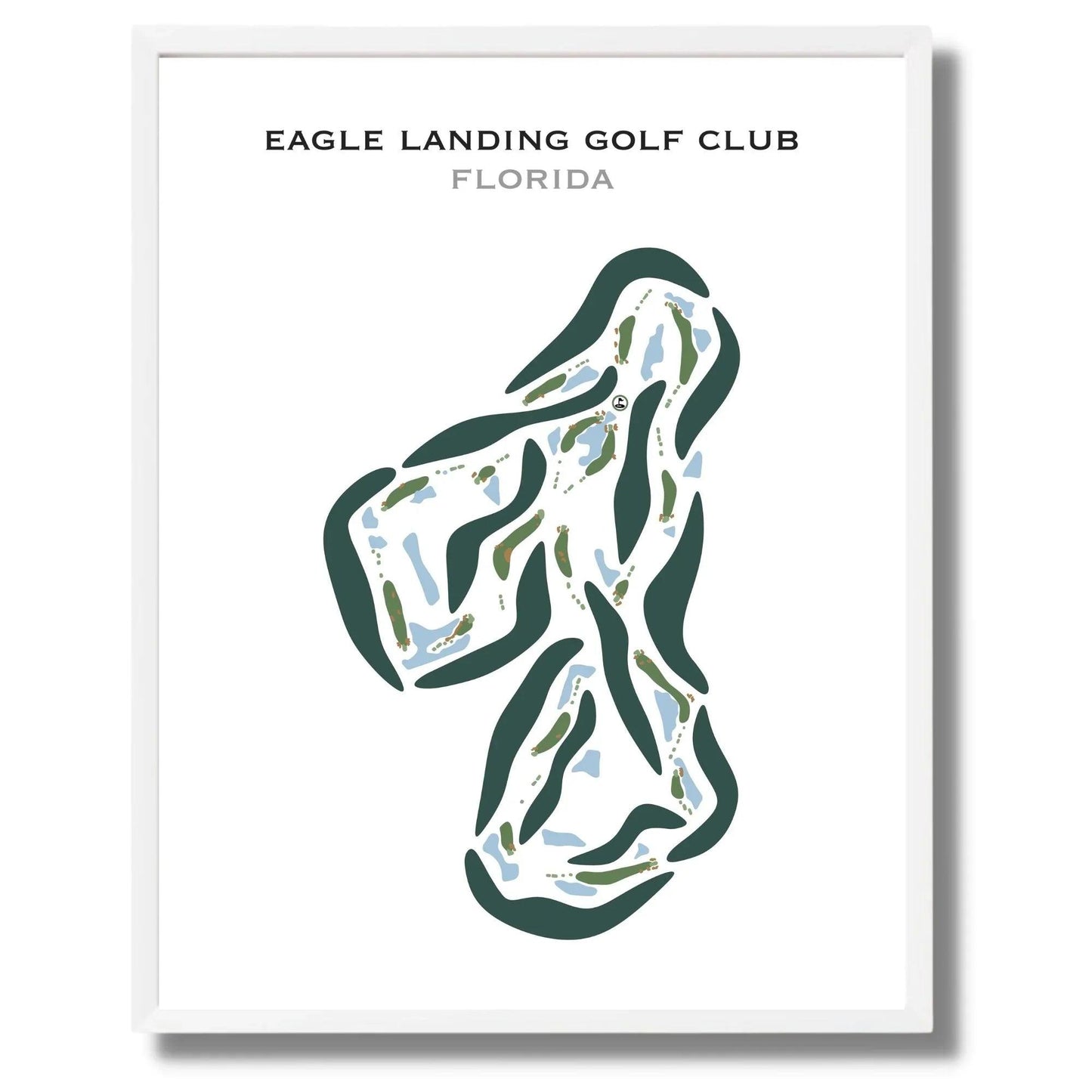 Eagle Landing Golf Course, Florida - Printed Golf Courses